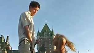 Fucking In Front Of The Chateau Frontenac